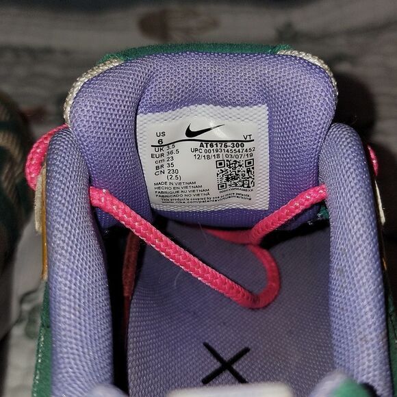 Nike Airmax 200 Mystic Green Women's Running Sneakers size 6 - Picture 3 of 11